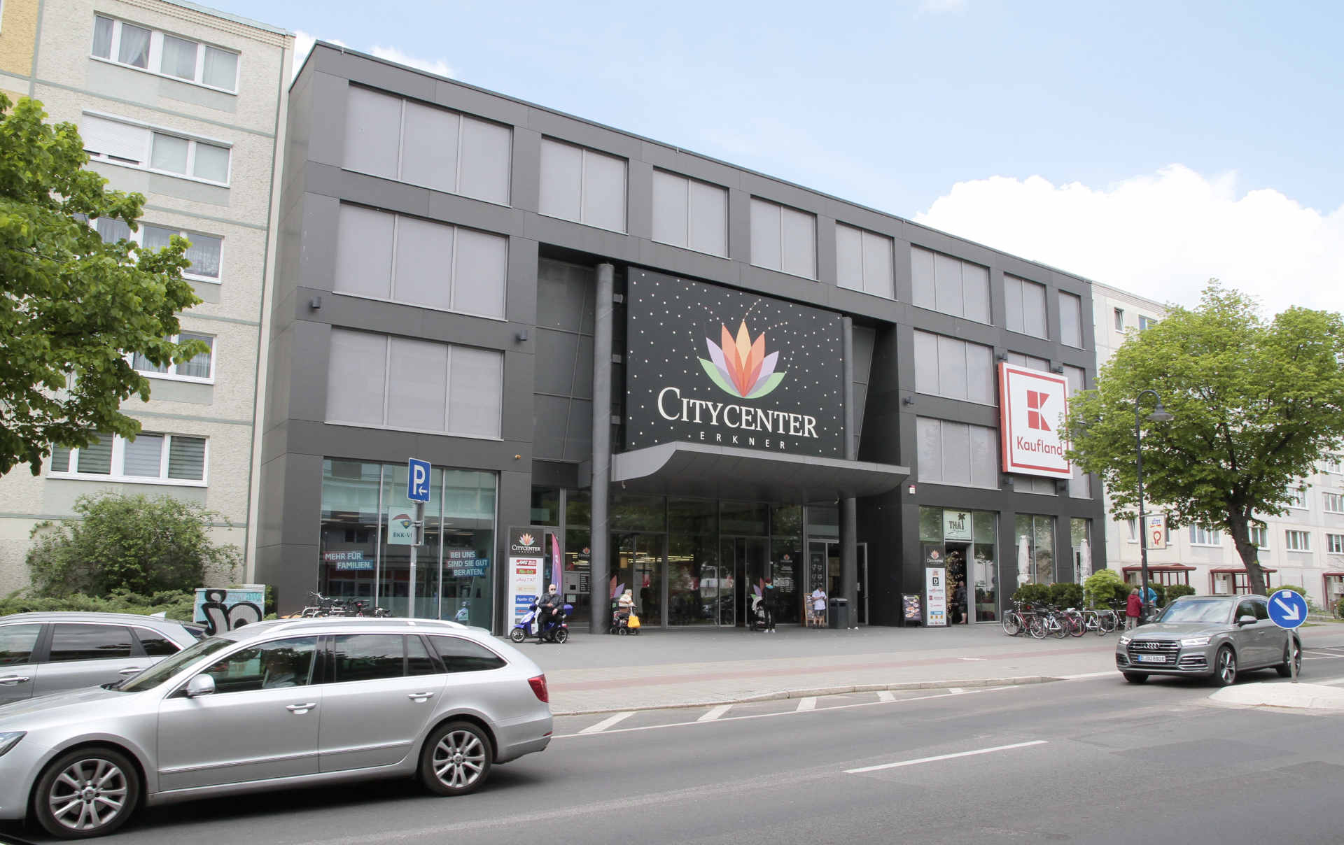 Aussenansicht Citycenter Einkaufszentrum